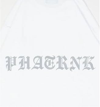 Amazon.co.jp: PHATRNK ファットランク ロンT 白 ステッカー付き