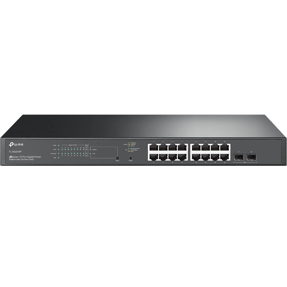 Amazon.com: TP-Link TL-SG2218P | 16 Port Gigabit Smart Managed PoE