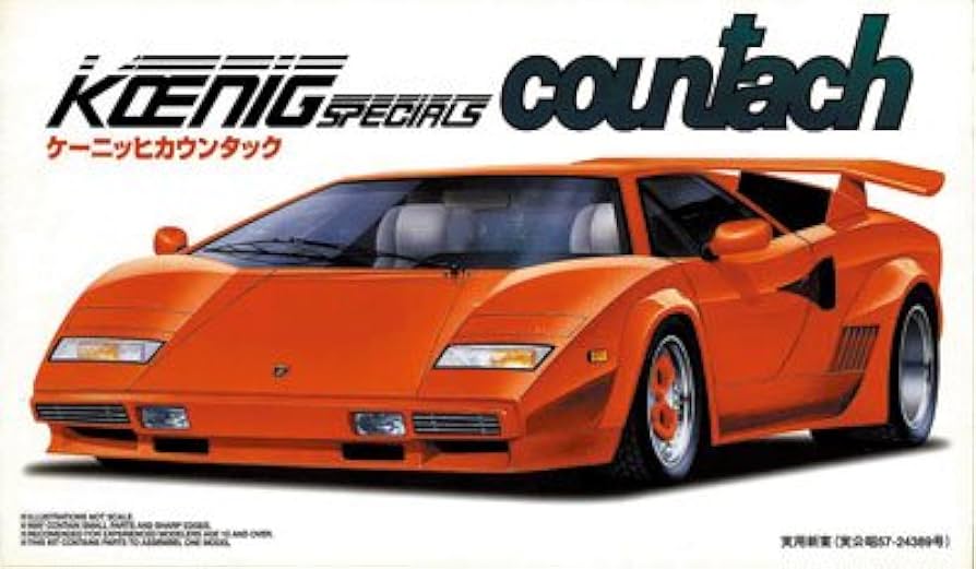 FUJIMI ディアブロ ポルシェ カウンタック プラモデル FUJIMI