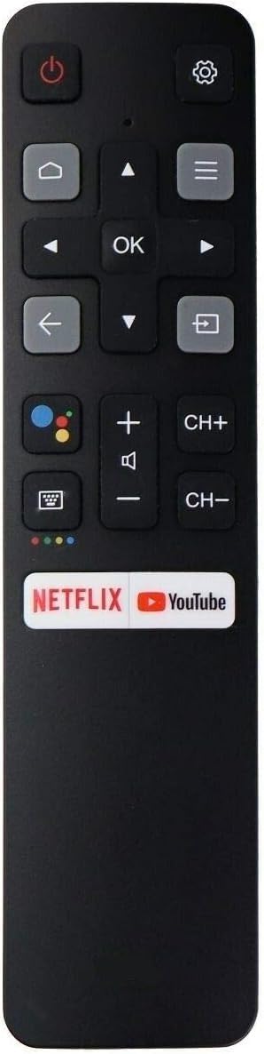 Amazon | OEM 交換用リモコン TCL TV RC802V FNR1 Netflix YouTube