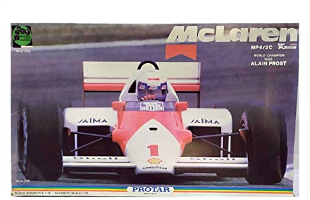 Protar MCLaren Malrboro MP4/2c Wc1986 Alain Prost Tag Turbo Rare