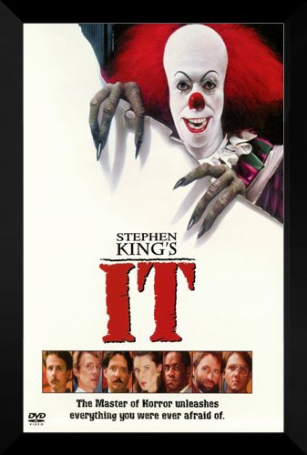 Amazon.co.jp: It Framed 27 x 40映画ポスター:スティーヴン・キング
