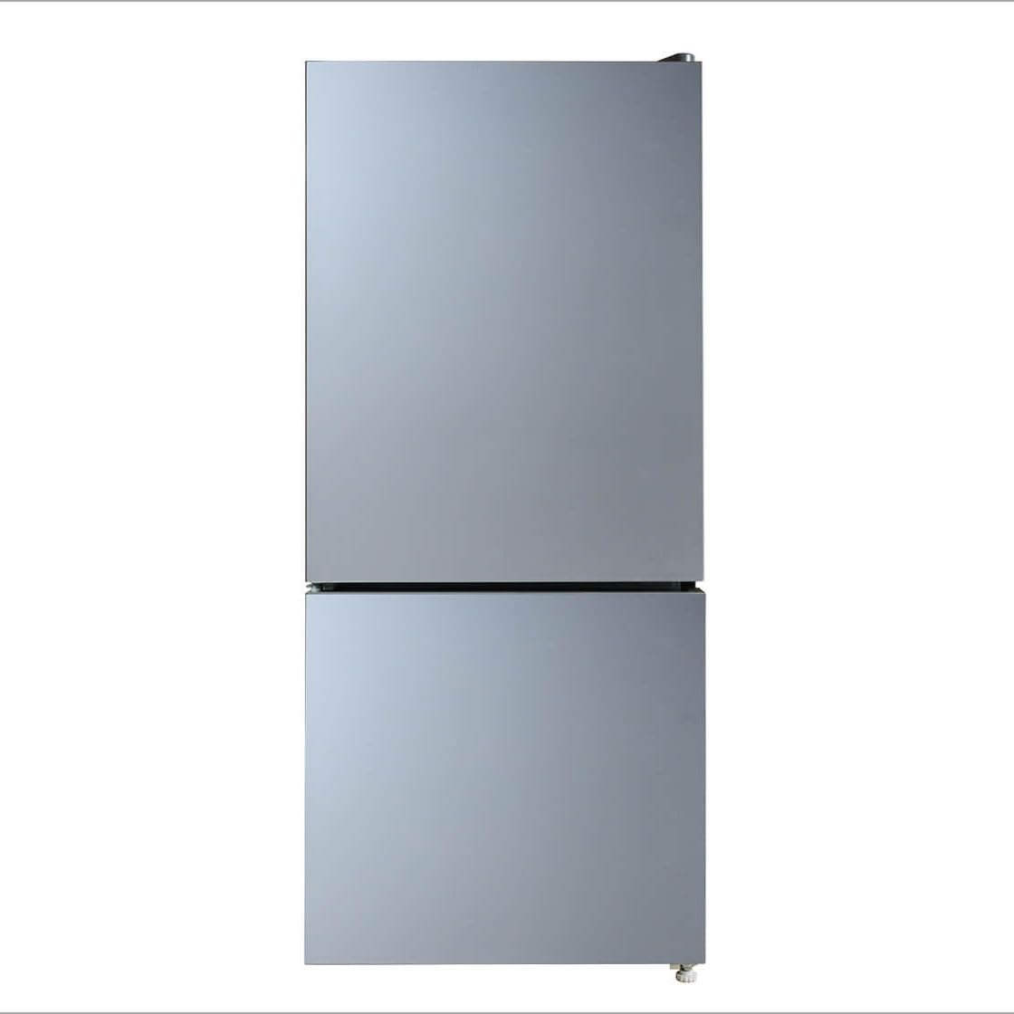 Amazon | TOHOTAIYO 2ドア 冷凍冷蔵庫 117L ガラスドア シルバー TH