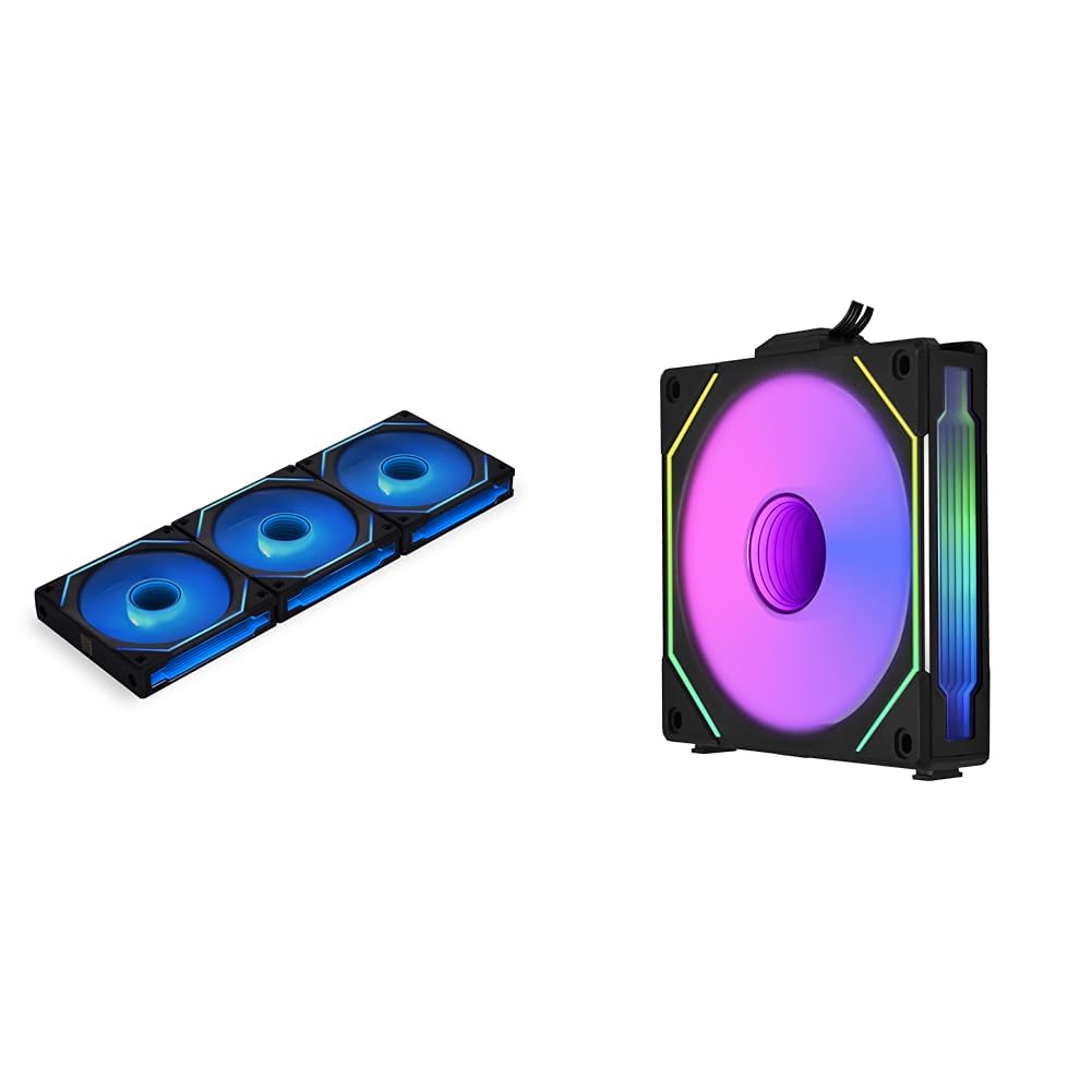 Amazon.com: Lian Li UNI Fan SL-Infinity 120 RGB Triple Pack with