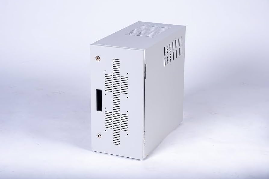 Amazon.co.jp: セキュリティボックス 4U PCケース 排熱 盗難防止鍵付き