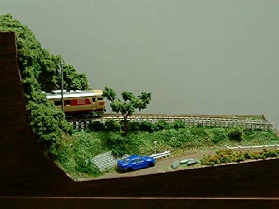 Amazon.co.jp: ゆめレール 日本の鉄道風景ジオラマミニ トンネルと山道