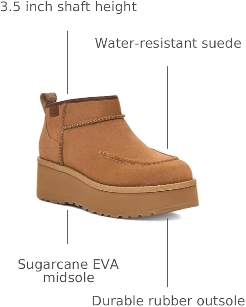 Amazon.com: UGG Women's Cityfunc Ultra Mini Boot, Chestnut, 5