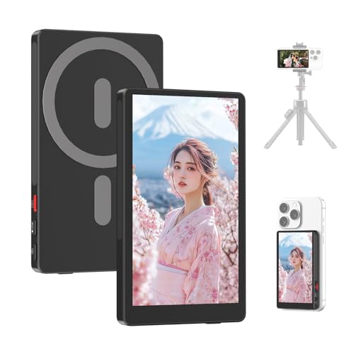 XBONFIRE - Vlogモニター 4インチ iPhone自撮りモニター 画面