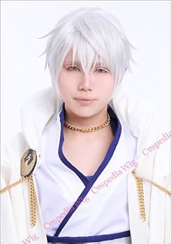 Amazon.co.jp: 刀剣乱舞 鶴丸国永 風 ウィッグ キャラウィッグ 美容師