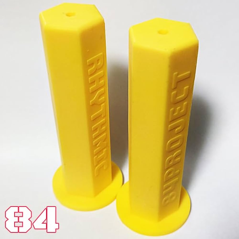 Amazon.co.jp: 84グリップ 黄 ハチヨン 六角グリップ ハンドル