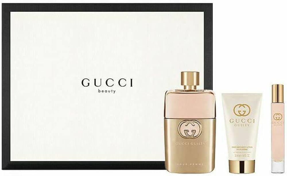 Amazon.com : Gucci Guilty 3 Piece Set: 3 zo Eau De Parfum Spray