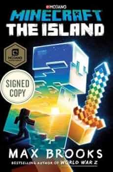Minecraft - The Island - AUTOGRAPHED by Max Brooks (SIGNED EDITION