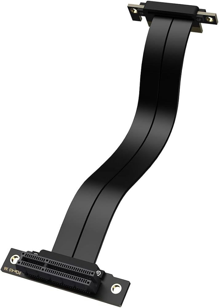 Amazon.co.jp: XRIKUI PCIe x4 4.0 ライザーケーブル、PCI-Express 4X