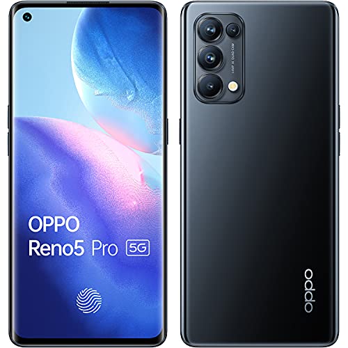 OPPO Reno5 5G 128GB/8GB RAM Dual SIM Starry-Black : Amazon.co.uk