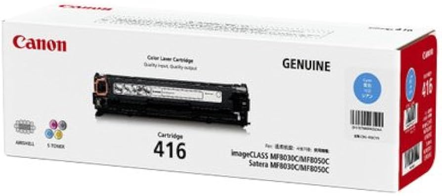 Amazon.co.jp: CANON 国内純正トナーカートリッジ416 CRG-416 シアン(T