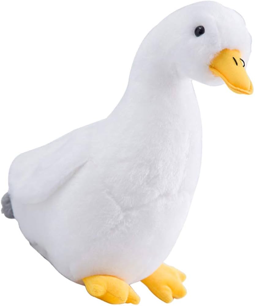 Amazon.co.jp: Zerodeko アヒルのスタッフの動物、かわいいアヒルの