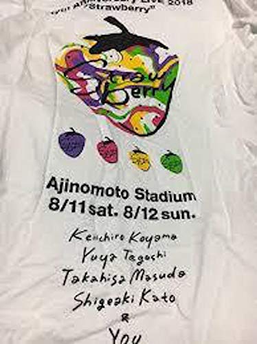 Amazon.co.jp: NEWS 【“Strawberry” Tシャツ】15周年 Anniversary LIVE