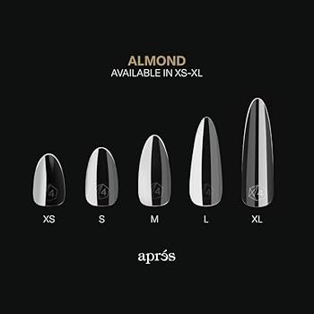 Amazon | APRÉS Gel-X® アーモンド ネイルチップセット｜280枚入り