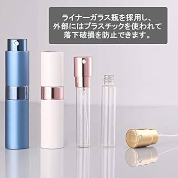 Amazon.co.jp: アトマイザー 回転プッシュ式 香水噴霧器 香水スプレー