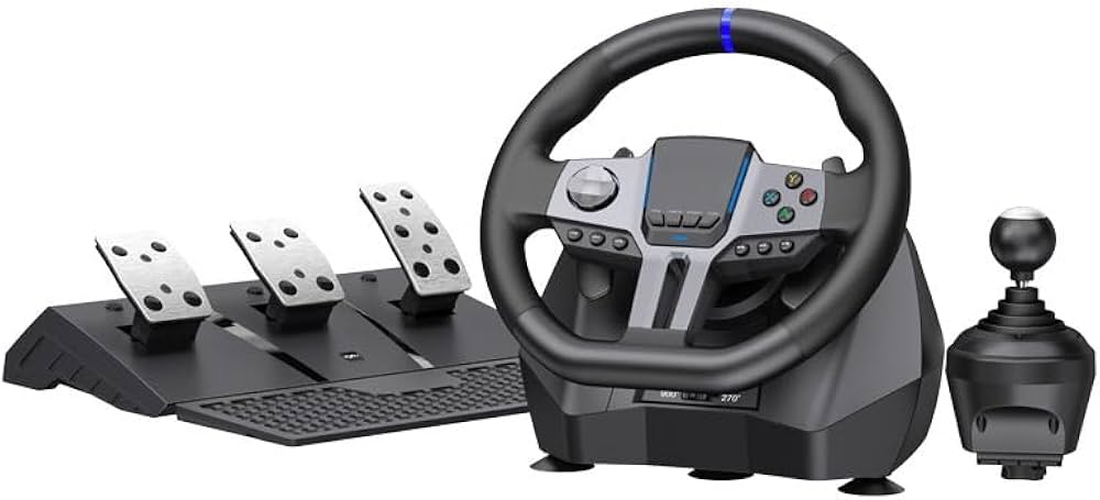 Amazon.co.jp: ゲーム用ハンドル コントローラー 270°/900°回転切替