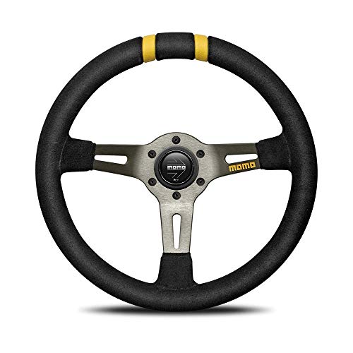 Amazon | MOMO(モモ) ステアリング ドリフト 33パイ BK/スエード D-20
