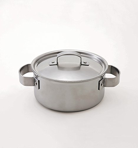 Amazon｜フライングソーサー 三層鋼(アルミ)クラッド 両手鍋 18cm 日本