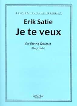 Amazon.co.jp: No.06080300 Erik Satie Je te veux for String Quartet