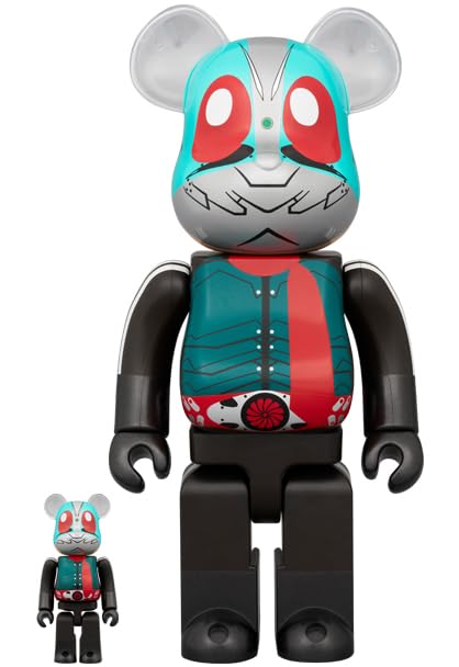 Amazon.co.jp: BE@RBRICK 仮面ライダー第2+1号 100％ & 400％ : おもちゃ