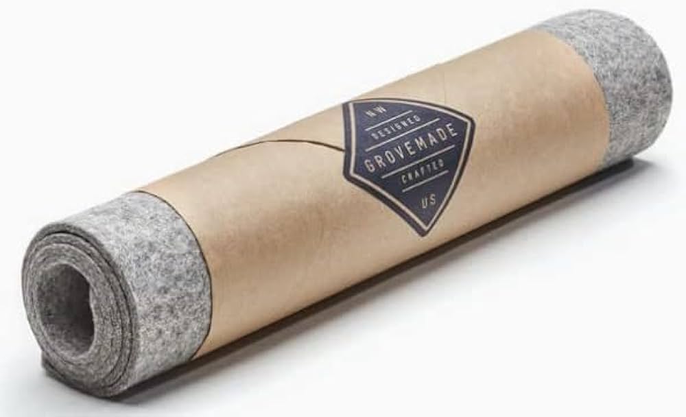 Amazon | GROVEMADE グローブメイド ウール デスクマット デスクパッド