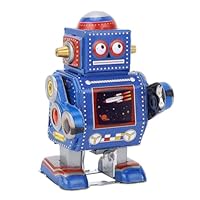Amazon.co.jp: ゼンマイロボットおもちゃ、ヴィンテージメタルブリキ