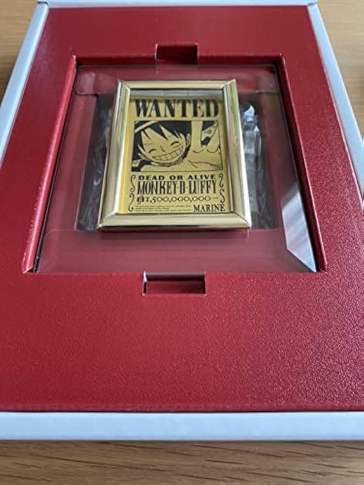 Amazon.co.jp: ONE PIECEルフィの手配書ゴールドカード(15億ベリー