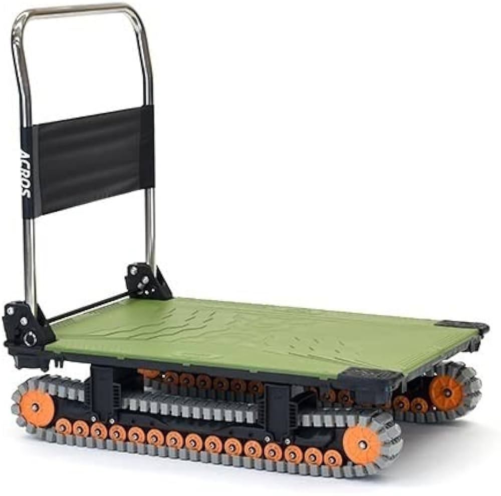 Amazon | 矢崎化工 運搬台車アクロス クローラータイプ オリーブ