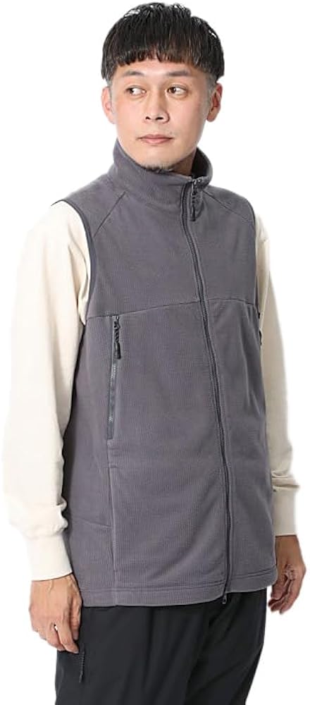 Amazon | [スノーピーク] ベスト Grid Fleece Vest Grey | アクティブ