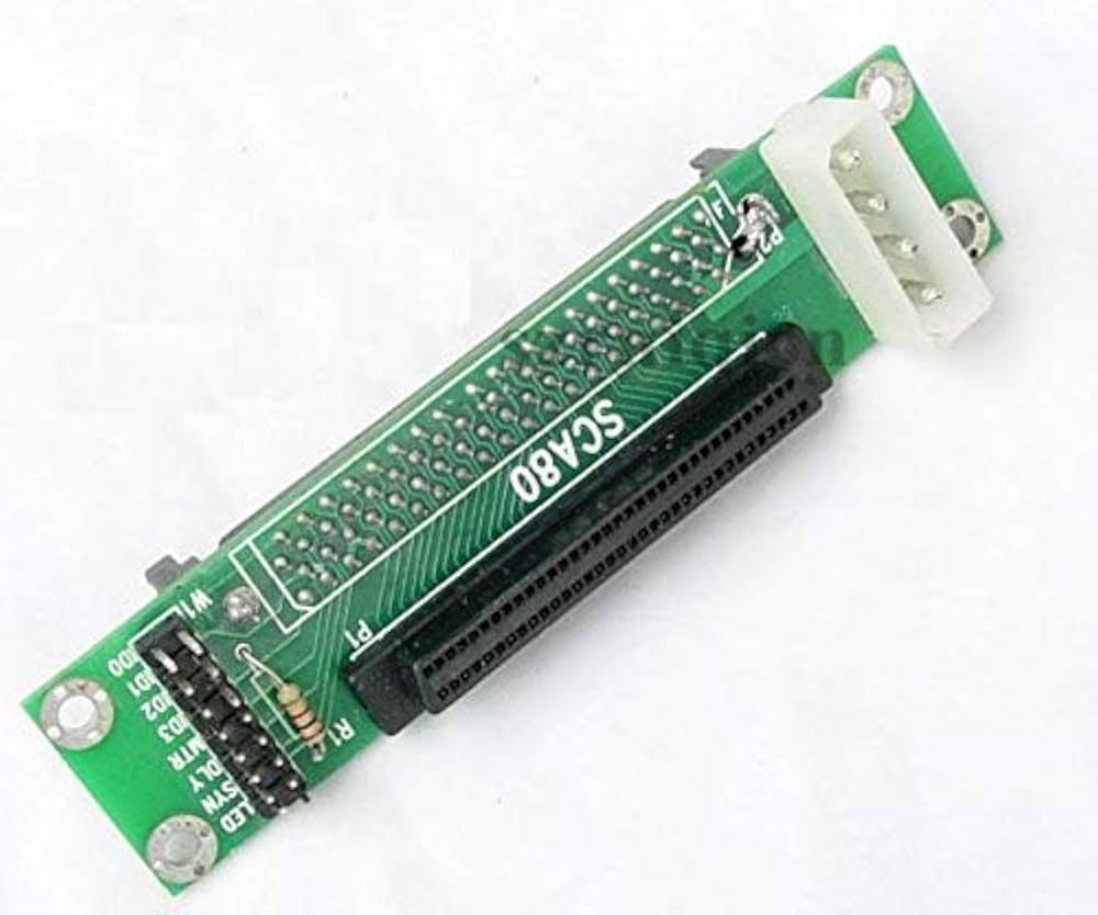 Amazon | SCSI SCA 80〜68 Ultra SCSI II/III LVD-SEアダプタSCSI 80