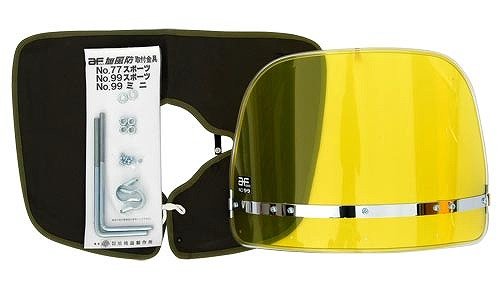 Amazon | Z-FATHER 旭風防 イエロー(緑布タレ) | スクリーン本体 | 車