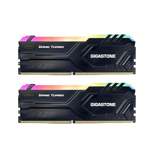 RGB DDR4 RAM】GIGASTONE Game TURBO 32GB Kit (2x16GB) DDR4 3200MHz