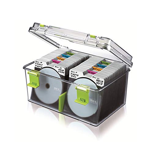 Amazon.co.jp: Cache Blu-ray/CD/DVDケース 大容量 220枚収納 防湿