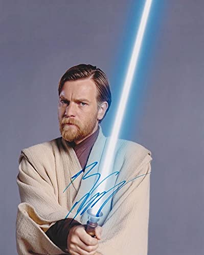 Amazon.co.jp: 映画スターウォーズ オビワン役 ユアンマクレガー 直筆