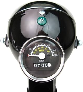 Amazon.co.jp: ミニモト モンキーヘッドライトメーターセットブラック