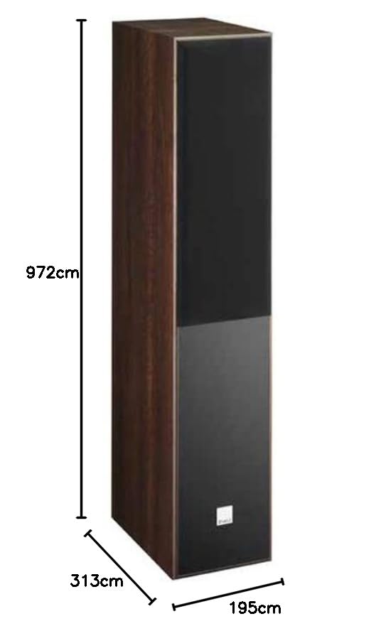 Amazon.co.jp: トールボーイスピーカー(ウォルナット/1本) SPEKTOR6