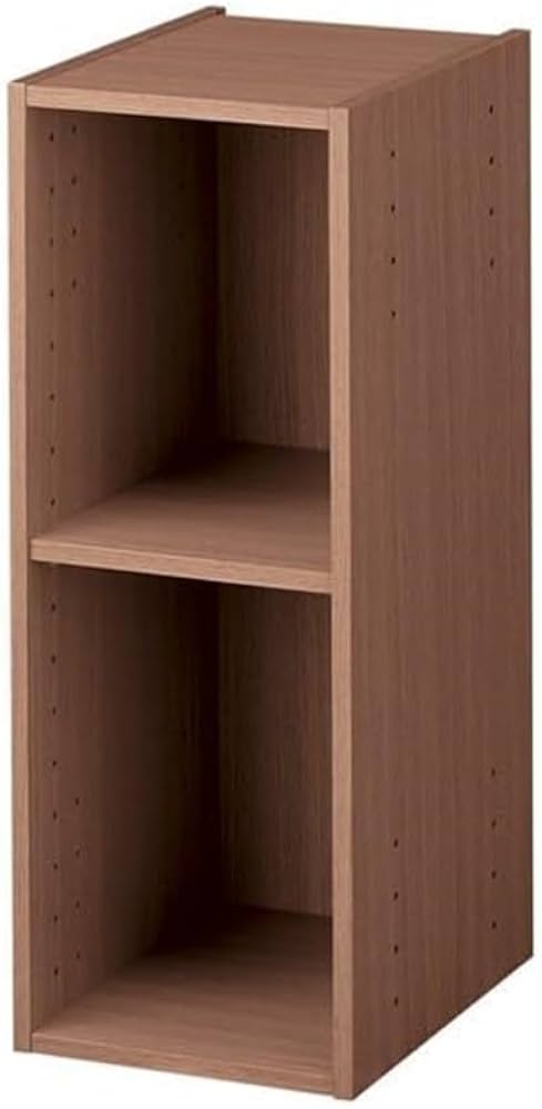 Amazon｜ニトリ(NITORI) 連結できるNカラボ 本棚 収納 スリム 2段