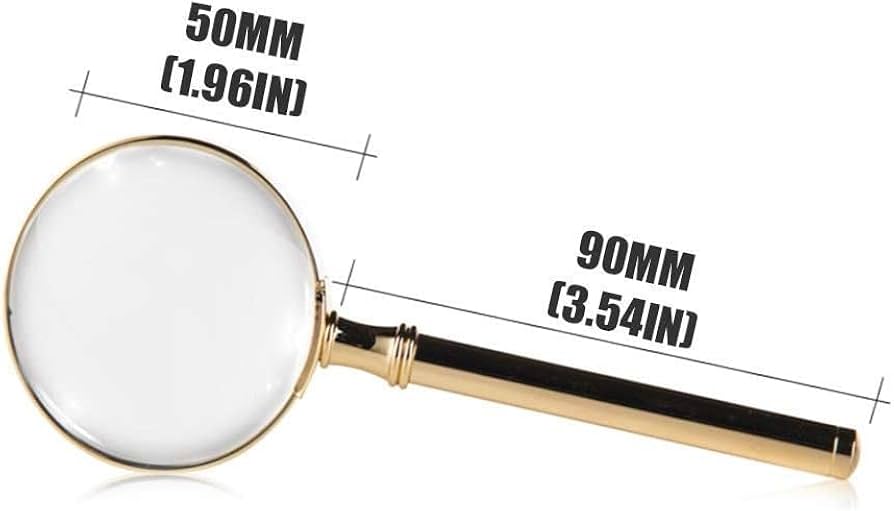 1910年代英国骨董 真鍮 聖書を読むための折り畳み拡大鏡 携帯に便利な