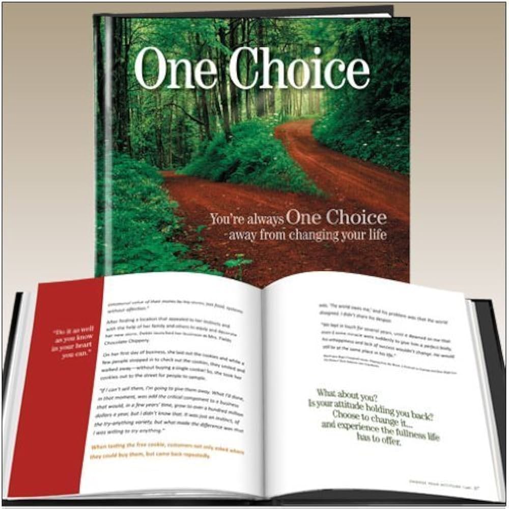 One Choice: Mac Anderson: 9781608101269: Amazon.com: Books