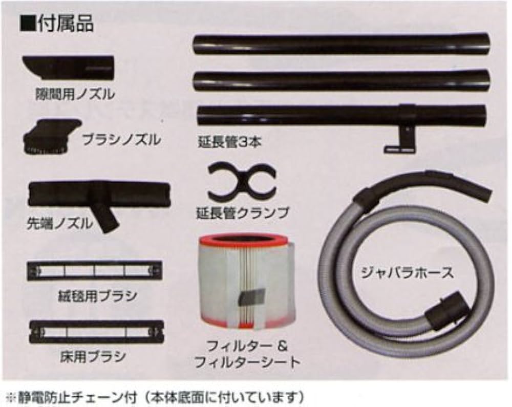 Amazon | 日動工業 業務用バキュームクリーナー15L NVC-15L-N 乾湿両用