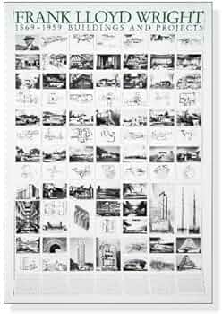 Amazon.co.jp: ポスター フランク ロイド ライト Buildings and