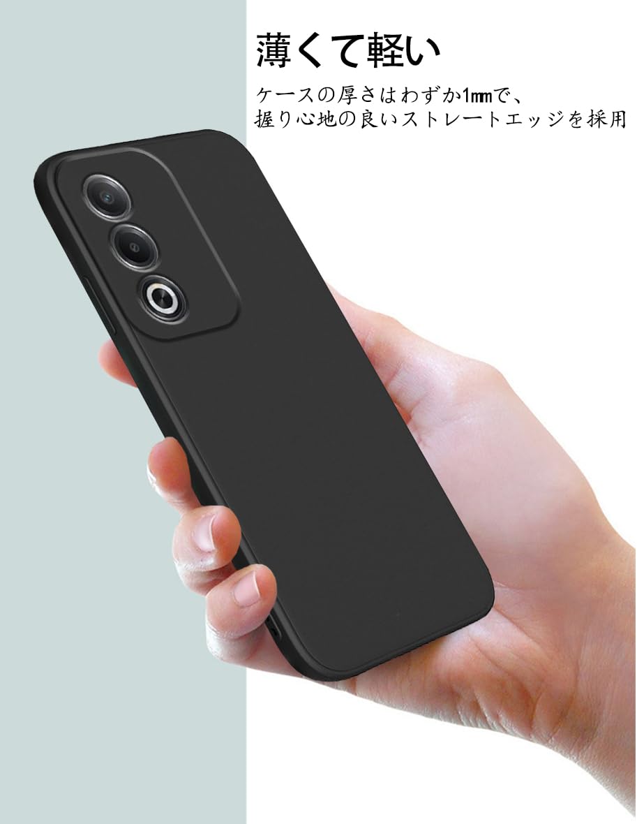 OPPO A3 5G 本体 ブラック ケース、画面保護シート付き※箱無し OPPO A3