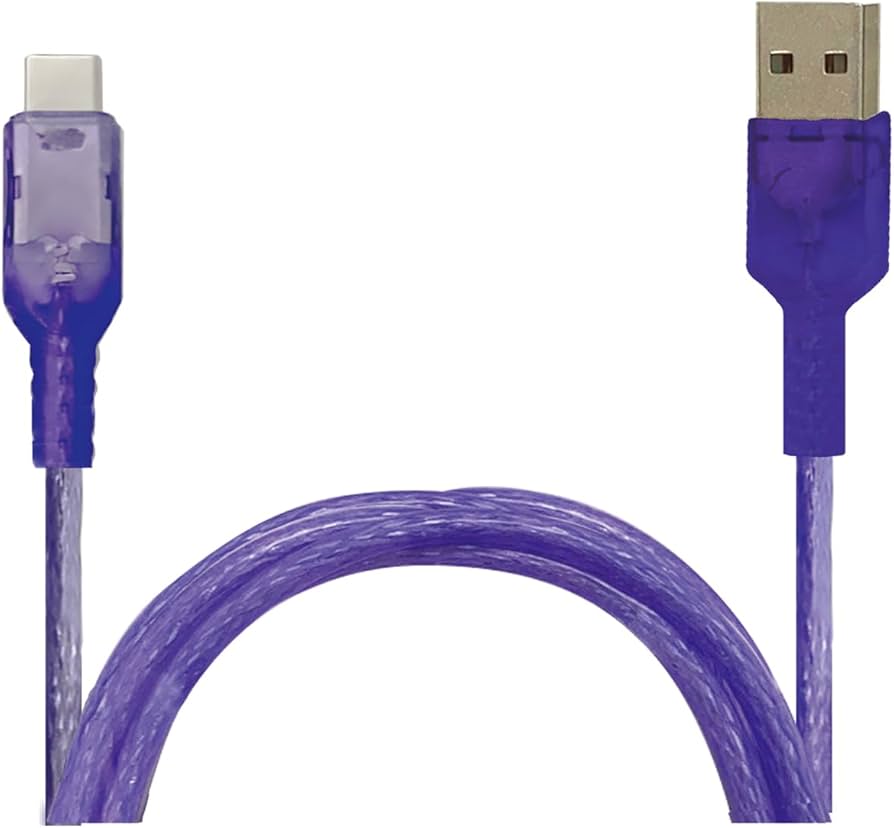 Amazon.co.jp: ケーブル Type-C Type-A USB クリアカラー 1m