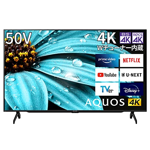 Amazon | シャープ 50V型 4K 液晶 テレビ AQUOS 4T-C50EJ1 Google TV