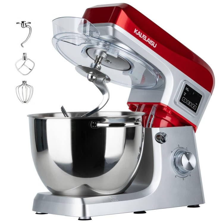 Amazon | KALELAISU スタンドミキサー 8L大容量ボウル 7段階変速 99分