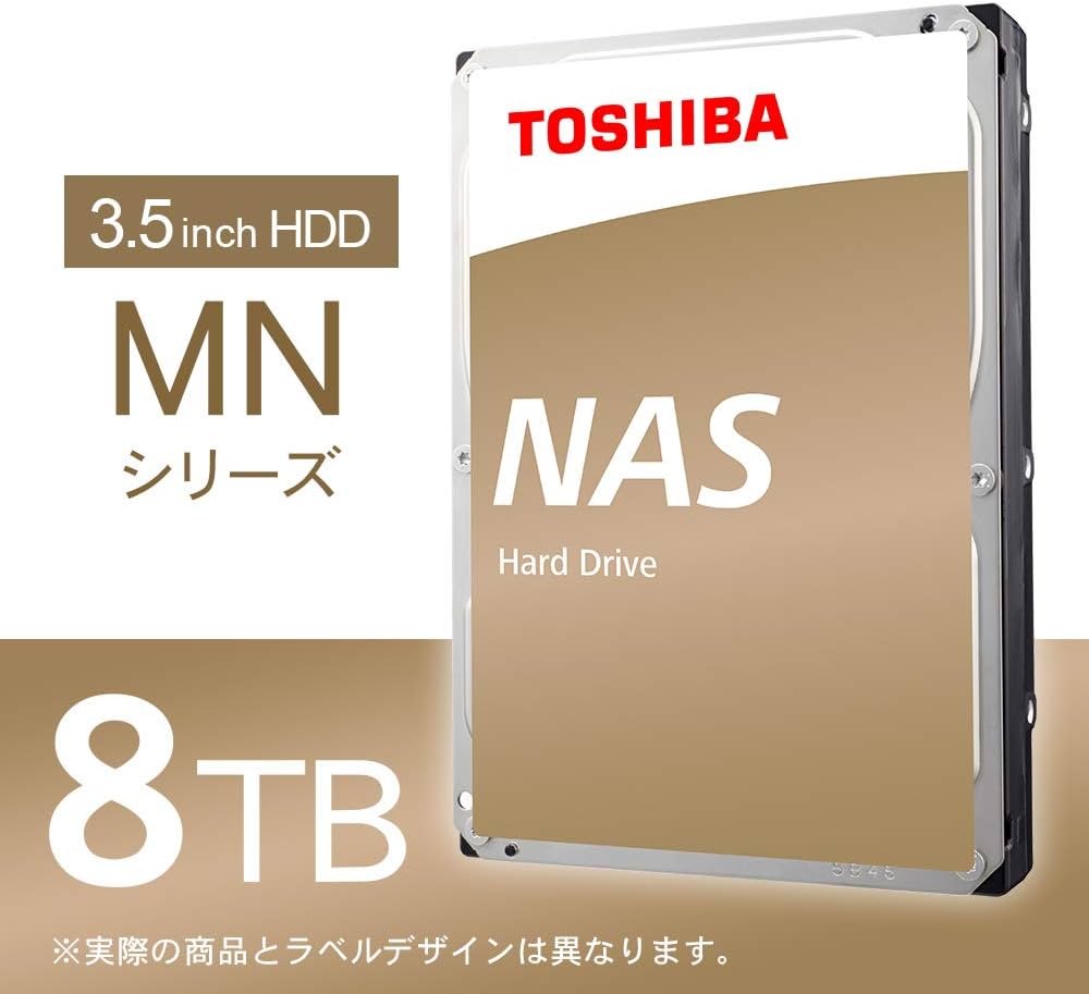 Amazon | 東芝 3.5inch 8TB 内蔵ハードディスク HDD NAS RVセンサー